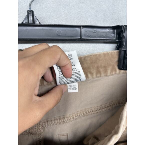 Eddie Bauer Womens Boyfriend Relaxed Corduroy Pants‎ Beige Size Petite 6 Y2K - Picture 5 of 10
